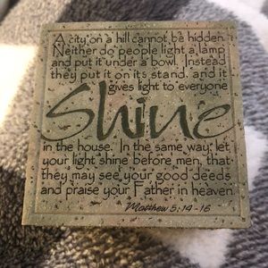 *SOLD* Shine Bible Verse Jewelry Box